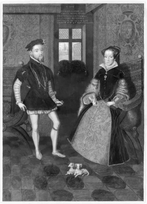 Framed Print : Mary Tudor / Felipe II Framed Print : Mary Tudor / Felipe II