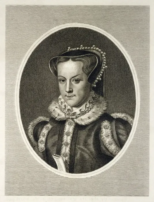 Framed Print : Mary Tudor / Oval Eng Framed Print : Mary Tudor / Oval Eng