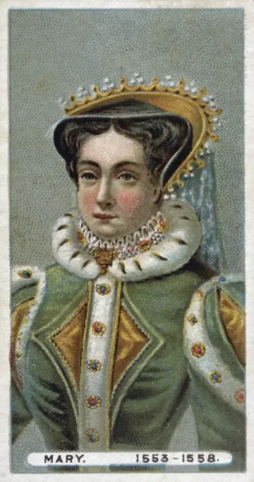 Framed Print : Mary Tudor / Wills Cig Framed Print : Mary Tudor / Wills Cig