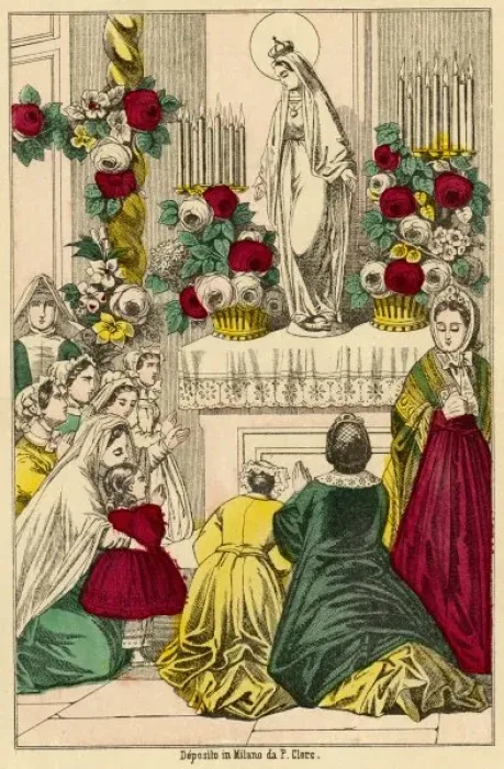 Framed Print : Marys Month