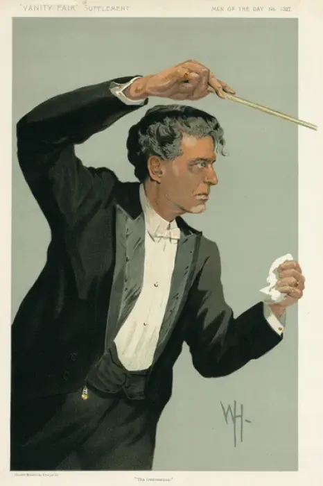 Framed Print : Mascagni Conducts (W. H. ) Framed Print : Mascagni Conducts (W. H. )