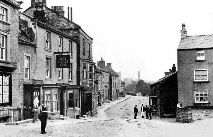 Framed Print : Masham Silver Street early 1900s Framed Print : Masham Silver Street early 1900s