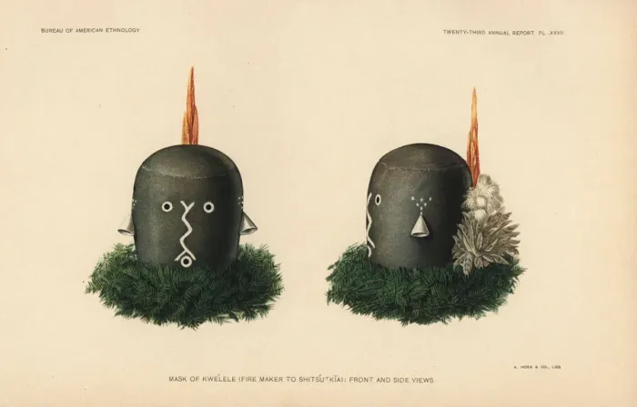Framed Print : Mask of Kwe lele, Fire Maker to Shit su kiai, Zuni nation Framed Print : Mask of Kwe lele, Fire Maker to Shit su kiai, Zuni nation