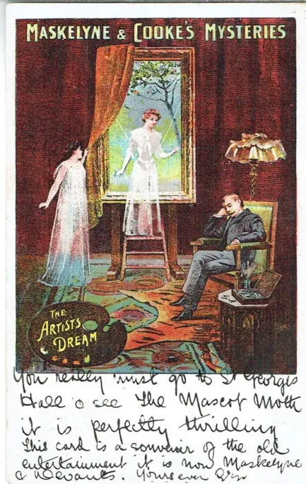 Framed Print : Maskelyne and Cookes Mysteries - The Artists Dream Framed Print : Maskelyne and Cookes Mysteries - The Artists Dream