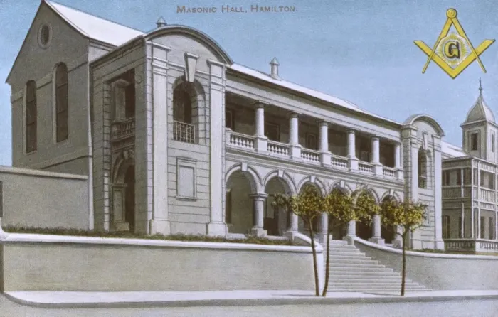 Framed Print : The Masonic Hall, Hamilton, Bermuda Framed Print : The Masonic Hall, Hamilton, Bermuda