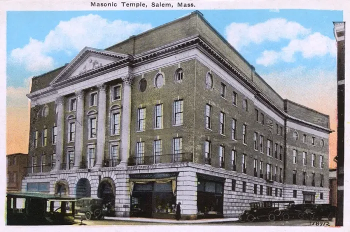 Framed Print : Masonic Temple, Salem, Massachusetts, USA Framed Print : Masonic Temple, Salem, Massachusetts, USA