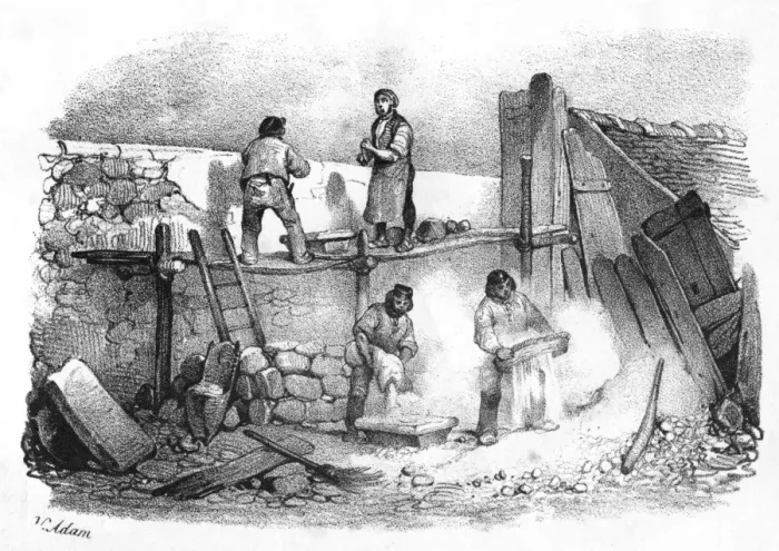 Framed Print : Masons at Work Framed Print : Masons at Work