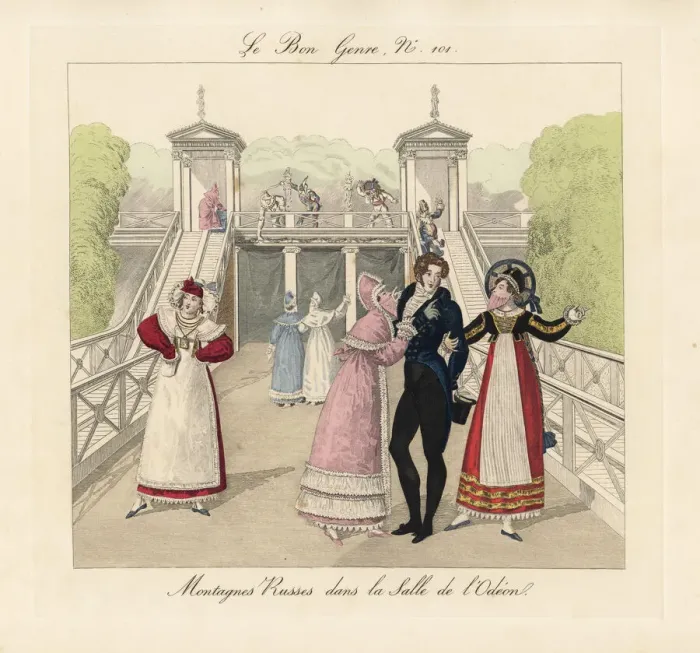 Framed Print : Masquerade party on the rollercoaster Framed Print : Masquerade party on the rollercoaster