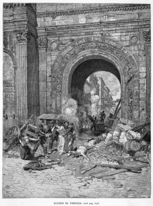 Framed Print : Massacre of Perugia Framed Print : Massacre of Perugia