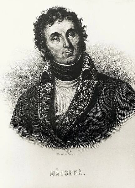 MASSENA, Andr頨1758-1817). French military commander