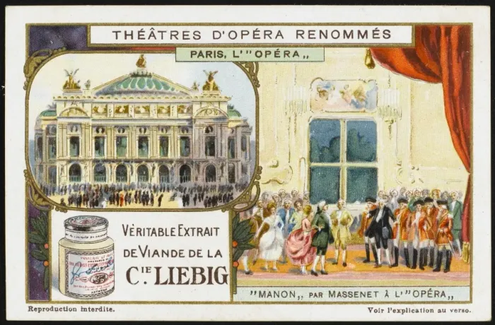 Framed Print : Massenet / Manon / Liebig Framed Print : Massenet / Manon / Liebig