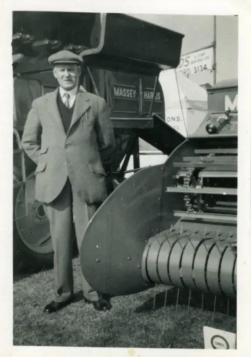 Framed Print : Massey Harris Agricultural Equipment