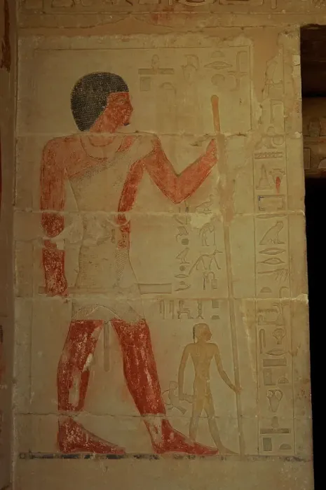 Framed Print : Mastaba of Nhnumhotep and Niankhkhnum. Royal srvant. Egypt