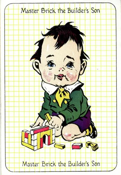 Framed Print : Master Brick the Builder's Son Framed Print : Master Brick the Builder's Son