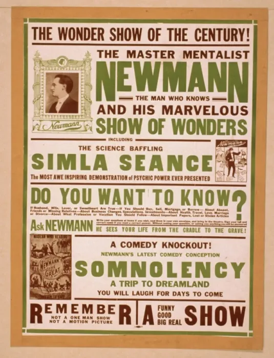 Framed Print : The master mentalist, Newmann the man who knows and his marv Framed Print : The master mentalist, Newmann the man who knows and his marv