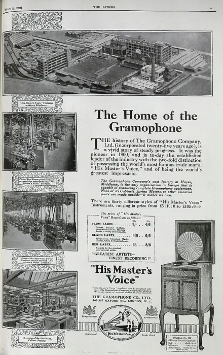 Framed Print : His Masters voice advert Framed Print : His Masters voice advert