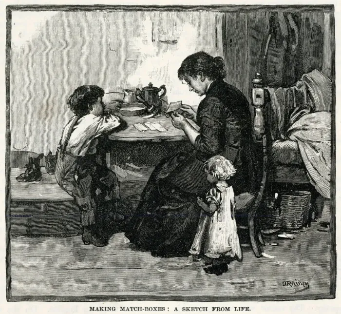 Framed Print : MATCHBOX MAKING / EAST END Framed Print : MATCHBOX MAKING / EAST END