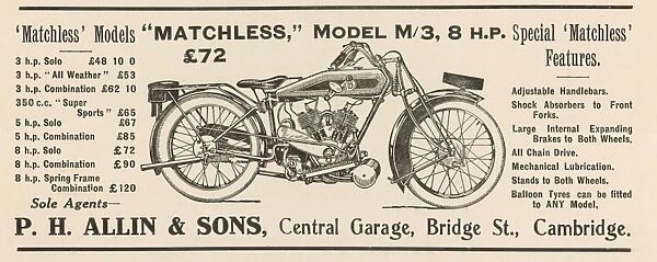 Matchless M  /  Bike Advert