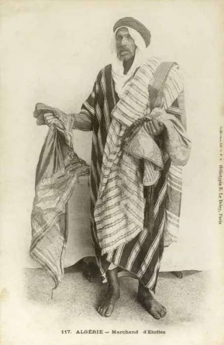 Framed Print : Material / Cloth merchant - Algeria Framed Print : Material / Cloth merchant - Algeria