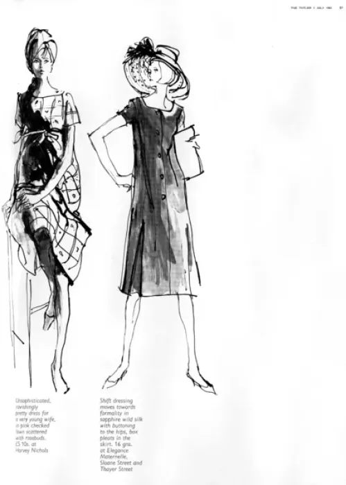Framed Print : Maternity fashion, 1963 Framed Print : Maternity fashion, 1963