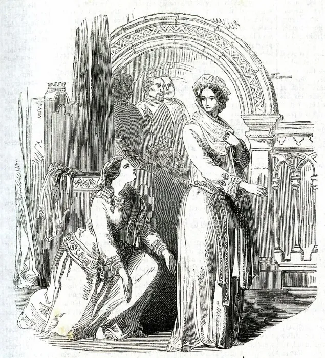Framed Print : Matilda I pleading with Empress Matilda Framed Print : Matilda I pleading with Empress Matilda