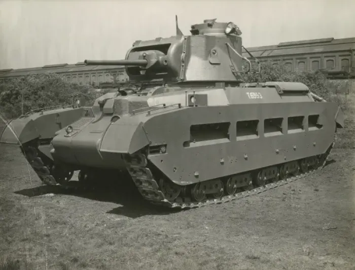 Framed Print : ?Matilda? infantry tank, c. 1980