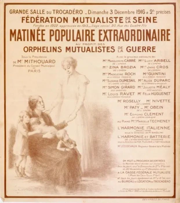 Framed Print : Matinee Populaire Extraordinaire au profit des Orphelins Mut Framed Print : Matinee Populaire Extraordinaire au profit des Orphelins Mut