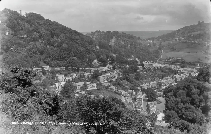 Framed Print : Matlock Bath from Lover's Walks Framed Print : Matlock Bath from Lover's Walks