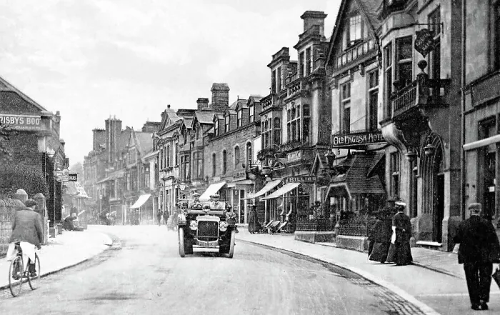Framed Print : Matlock Dale Road probably 1920s