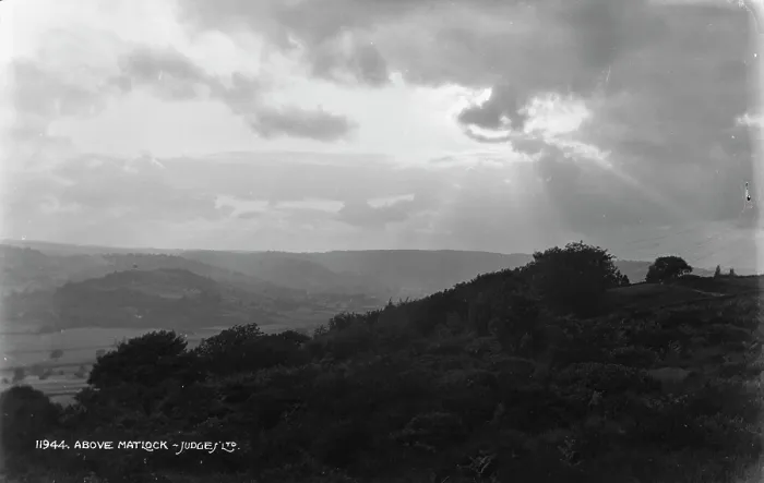 Framed Print : Above Matlock - Judges View Framed Print : Above Matlock - Judges View