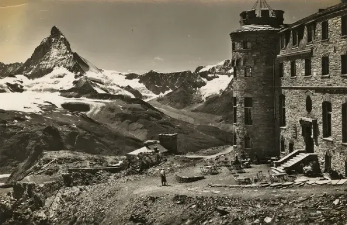 Framed Print : The Matterhorn, Switzerland and Kulm-Hotel Gornergrat Framed Print : The Matterhorn, Switzerland and Kulm-Hotel Gornergrat