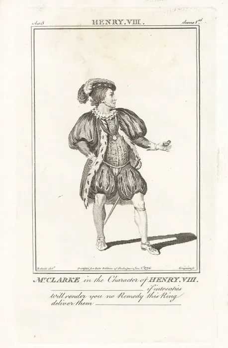 Framed Print : Matthew Clarke as King Henry VIII in Henry VIII, 1772 Framed Print : Matthew Clarke as King Henry VIII in Henry VIII, 1772