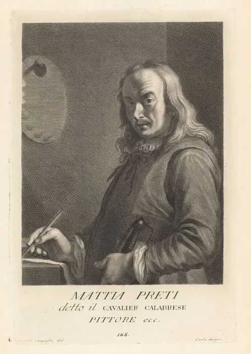 Framed Print : Mattia Preti, Italian Baroque artist, 1613-1699 Framed Print : Mattia Preti, Italian Baroque artist, 1613-1699