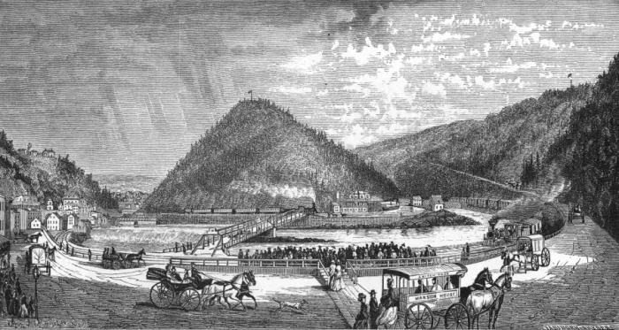 Framed Print : Mauch Chunk Pa Framed Print : Mauch Chunk Pa