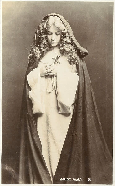 Maude Fealy, actress, in the role of a nun