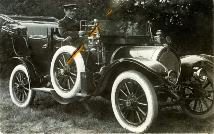 Framed Print : Maudslay Vintage Car, England Framed Print : Maudslay Vintage Car, England