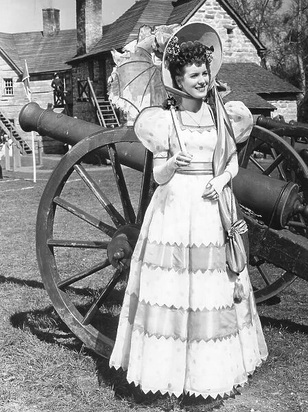 Maureen O?Hara in one of her period costumes