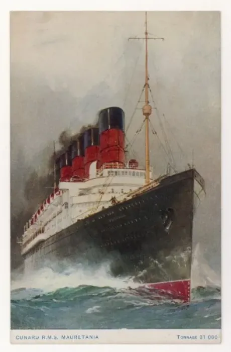 Framed Print : MAURETANIA 1907 Framed Print : MAURETANIA 1907