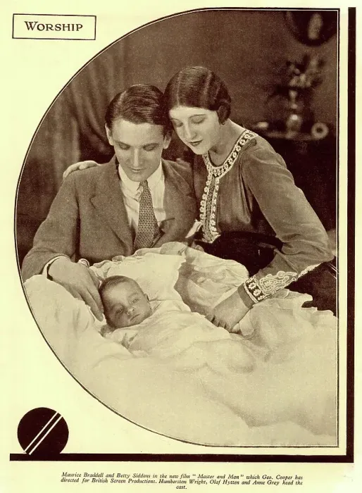 Framed Print : Maurice Braddell and Betty Siddons in Master and Man Framed Print : Maurice Braddell and Betty Siddons in Master and Man