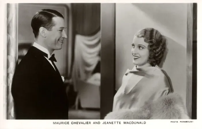 Framed Print : Maurice Chevalier and Jeanette Macdonald - One Hour With You Framed Print : Maurice Chevalier and Jeanette Macdonald - One Hour With You