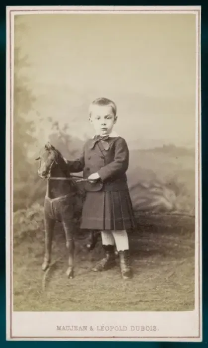 Framed Print : Maurice on Rocking Horse Framed Print : Maurice on Rocking Horse