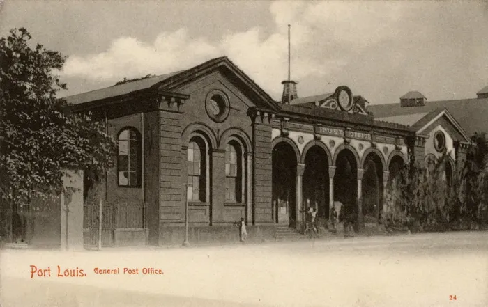 Framed Print : Mauritius - Port Louis - General Post Office