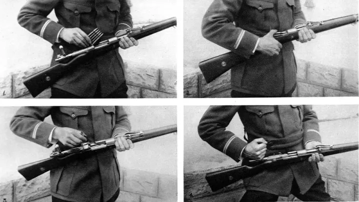 Framed Print : The Mauser and its clip of five pointed cartridges Framed Print : The Mauser and its clip of five pointed cartridges