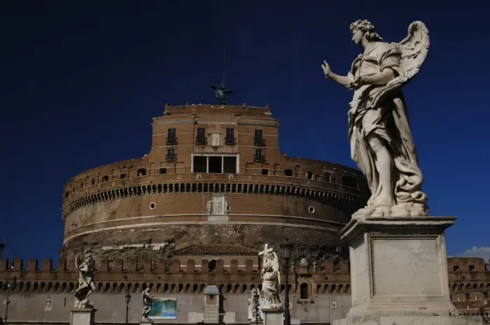 Framed Print : Mausoleum of emperor Hadrian or Castle Sant Angelo. Rome Framed Print : Mausoleum of emperor Hadrian or Castle Sant Angelo. Rome