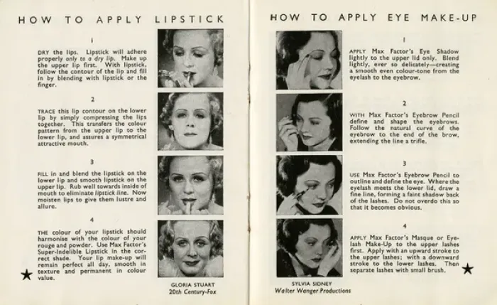 Framed Print : Max Factor make up booklet with Hollywood stars Framed Print : Max Factor make up booklet with Hollywood stars