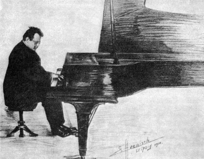 Framed Print : Max Reger at the Piano Framed Print : Max Reger at the Piano
