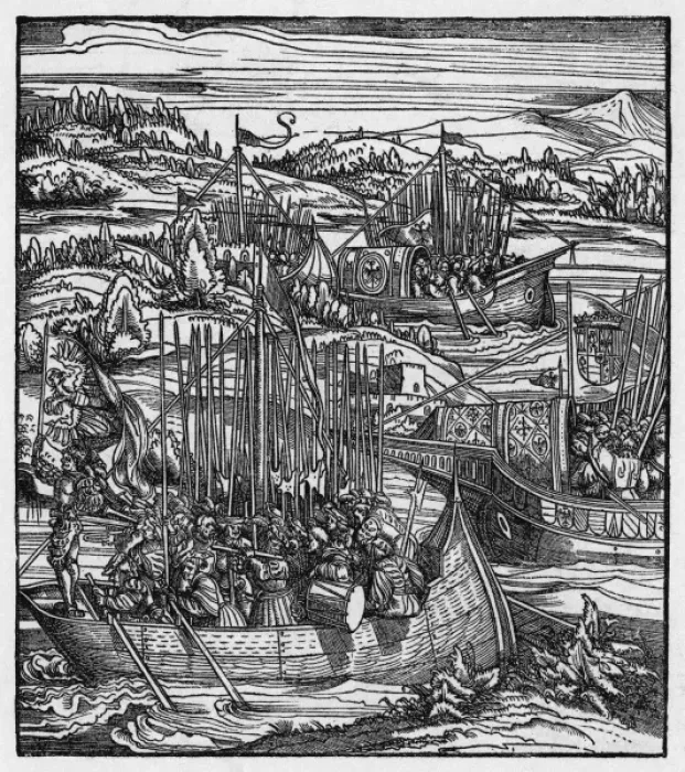 Framed Print : Maximilian in Italy Framed Print : Maximilian in Italy