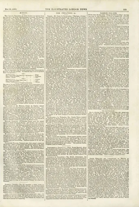 Framed Print : May 29th 1858 p535 Illustrated London News Framed Print : May 29th 1858 p535 Illustrated London News