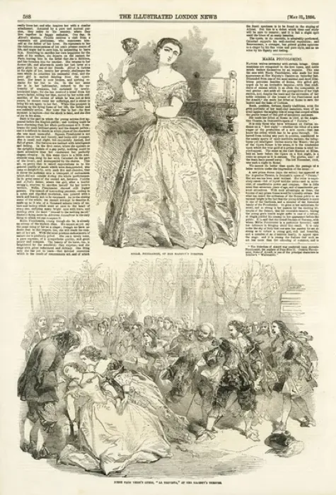 Framed Print : May 31st 1856 p588 Illustrated London News Framed Print : May 31st 1856 p588 Illustrated London News