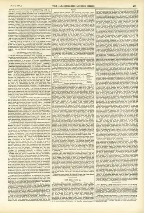 Framed Print : May 3rd 1856 p475 Illustrated London News Framed Print : May 3rd 1856 p475 Illustrated London News